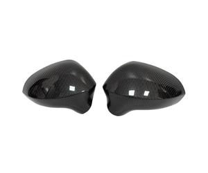 Cubierta De Retrovisor De Puerta Para Asiento Para León MK2 1P 2009-2012 Para Asiento Para Ibiza MK4 6J 08-17 ABS Cubierta Espejo Retrovisor Lateral Embellecedor(Carbon Look)