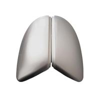 Cubierta de retrovisor exterior Para VW para Jetta Mk6 para Passat B7 CC para Beetle para Scirocco 1 par de tapas para espejo retrovisor lateral coche(Prata)