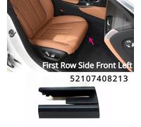 Cubierta de riel de asiento para BMW Serie 5, repuesto para capó de pista deslizante para asientos delanteros, traseros, izquierdos, derechos, modelos 2016 a 2021, modelos G30 G38 (delantero izquierdo