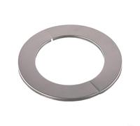 Cubierta de roseta de acero inoxidable para instalaciones de tuberías para extractores de gas y válvulas de ducha (90 mm)