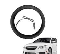Cubierta de Rueda con calefacción de 12 V - Envoltura de dirección Suave y cálida de 38 cm, Cubierta de Calentador automático Transpirable | Protector de Volante Negro para Coche