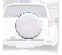 Cubierta de rueda de repuesto para neumático trasero, color blanco, compatible con Toyota RAV4 2009 2010 2011 2012 2013