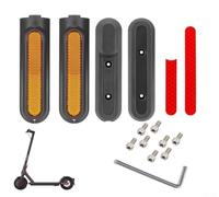 Cubierta de rueda reflectante de seguridad para scooter eléctrico Xiaomi 4 Pro, carcasa de PC ABS robusta con destornillador (para delantero y trasero)