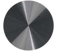 Cubierta de rueda trasera de disco reflectante para Xiaomi M6 E-Scooter - Protector de horquilla ABS resistente Parte de estilo personalizado Negro 2.3x2.3cm