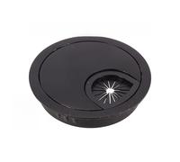 Cubierta de salida de cable de escritorio de metal de 50 mm, 60 mm, 80 mm, puerto ordenado de alambre de aleación de zinc con tapa abatible giratoria para organizar cables de computadora en oficina