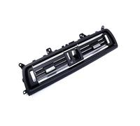 Cubierta de salida de coche cromada para aire acondicionado, rejilla de ventilación trasera media, panel de salida de repuesto para BMW Serie 5 520i 523i 525i (LHD izquierda) (con cromado)