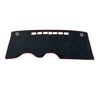 Cubierta de Salpicadero Para Toyota Para Alphard Para Vellfire 20 Para AH20 2008-2014 Salpicadero De Coche Evitar Cubierta De Luz Anti-UV Mat Pad Alfombras Alfombrilla salpicadero(LHD lado rojo)