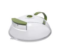 Cubierta de salpicaduras de microondas, tapa protectora de placa de microondas ABS, cubierta de microondas con depósito de agua, cubierta de microondas sin BPA con asa, cubierta de tapa de microondas