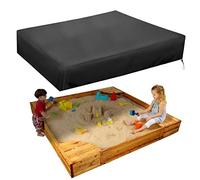 Cubierta de Sandbox Impermeable, Square Cubierta de Arenero Impermeable, Tela Oxford 210D Impermeable, A Prueba de Viento, Adecuada para La Protección de Juguetes para Niños (140x140cm)