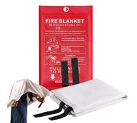 Cubierta de seguridad contra incendios resistente al calor, protección contra incendios portátil, herramienta de extinción sin llama, cubierta de fibra de vidrio | Perfecto para hogar, parrilla