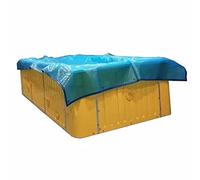 Cubierta de Seguridad para Piscina, Manta Solar para Piscina - 4 x 6 m (13 x 20 pies) Película Aislante de Burbujas con Ojales para Piscinas elevadas y enterradas, hogar, jardín, Hotel. Maxi