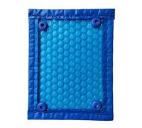 Cubierta de Seguridad para Piscina, Manta Solar Resistente de 5,5 x 6 m, Calentador de Piscina de 16 Pulgadas de Grosor para Piscinas enterradas y elevadas, Cubierta de Burbujas Rectangular