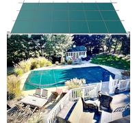 Cubierta de Seguridad para Piscinas de Invierno de Alta Resistencia: Manta de Malla de protección Rectangular/Ovalada/en Forma de riñón (3 m x 7 m / 10 pies x 23 pies) para máxima Durabilidad y