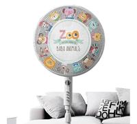 Cubierta de seguridad para ventiladores - Red protectora de ventilador de dibujos animados a prueba de polvo | Kid Children Safety Finger Net Mesh Fan Guard, Summer Home Fan Safety Dust Cover para pad