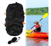 Cubierta de sellado de cabina de kayak con 2 correas elásticas, material de nailon resistente al agua con protección UV50+, diseñada para mantener la suciedad, la nieve, las hojas y los insectos fuera