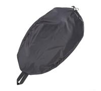 Cubierta de sellado de cabina de kayak con correa elástica impermeable y resistente al desgarro, evita que entre suciedad, hojas y nieve (106 x 63 cm, negro)