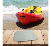 Cubierta de sellado de cabina de kayak, material impermeable 420D, correas ajustables que proporcionan un ajuste seguro para uso en exteriores (gris 420D 95 x 56 cm)
