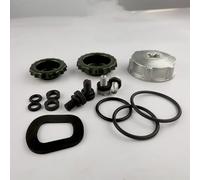 Cubierta de sellado de tambor de aceite, de aluminio, antiestática, para tanque de 5 a 30 L, con tornillos de válvula y anillos para un almacenamiento seguro de combustible