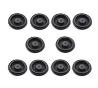 Cubierta de sellado para debajo del suelo N10226501 de plástico negro, repuesto para Seat compatible con Golf/Passat y para Jetta, fácil de instalar y resistente al desgaste (10 unidades)
