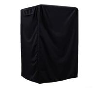 Cubierta de sierra de mesa impermeable al aire libre protector portátil con asas y rejillas de ventilación para equipo de taller de jardín, color negro, 74 x 59 x 97 cm (210D: 89 x 65 x 97 cm)