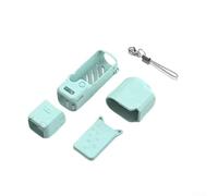 Cubierta de silicona contorneada para DJI para Osmo Pocket 4 que permite un funcionamiento y carga ininterrumpidos del botón (azul)
