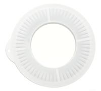 Cubierta de silicona contra salpicaduras, para cuencos de mezcla de 4.5 a 5 cuartos de galón con tapa plegable, prevención de derrames y protección contra el polvo, accesorio para hornear apto para