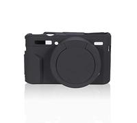 Cubierta de Silicona para cámara Canon, Funda Protectora de cámara de Silicona Suave para Canon G7XII/G7X Mark II, Negro