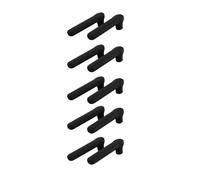 Cubierta de silicona para manija de puerta, protector de manija de puerta, parachoques en negro, protector de pared y niños (paquete de 4)