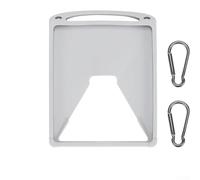 Cubierta de silicona para mini antena Starlink con protección anticolisión, material antideslizante y ganchos para una instalación segura al aire libre en para caravana y equipos relacionados (blanco)