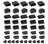 Cubierta de silicona para puerto USB, tapas de protección de puerto USB para USB C, auriculares de 3,5 mm, USB A, HDMI, puerto Ethernet RJ45, total 45 piezas, 6 tipos