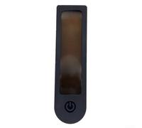 Cubierta de silicona para salpicadero para Xiaomi para m365 Pro 2 1S, scooter eléctrico, impermeable, a prueba de polvo, protector de pantalla, negro (negro)