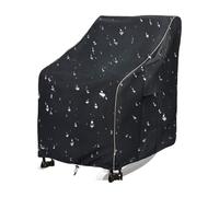 Cubierta de silla de terraza, protección contra el polvo para asientos y muebles al aire libre | Bloque UV impermeable para patio Terraza de camping al aire libre aparte