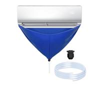 Cubierta de sistemas climáticos: cubierta de limpieza para sistemas de aire acondicionado compartido, dispositivo de pared reutilizable | Unificación de polvo Conjunto de tuberías de agua | Lavado de