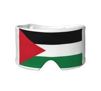 Cubierta de sombra de ojos con estampado de bandera de Palestina para siesta, viajes, yoga, cubierta de ojos vendados, viajes, oficina, siesta, avión