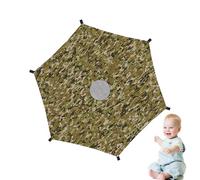 Cubierta de sombra de trampolín - protección solar al aire libre para trampolines de 6 pies a 16 pies, pieza de repuesto impermeable | Accesorio de sombra para patio, jardín y niños | Funda de