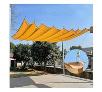 Cubierta de Sombra Ondulada, toldo retráctil para Patio, Porche y jardín - Personalizable de 2 x 18 Metros, Cubierta Transpirable para pérgola, Vela de Sombra Exterior con protección UV.