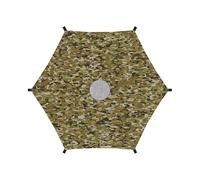 Cubierta de sombra para cama elástica de 6 pies a 14 pies, pantalla impermeable para exteriores, panel de protección UV, resistente a la intemperie, zona de juego para patio, parque infantil, jardín y