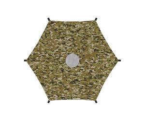 Cubierta de sombra para cama elástica de 6 pies a 14 pies, pantalla impermeable para exteriores, panel de protección UV, resistente a la intemperie, zona de juego para patio, parque infantil, jardín y
