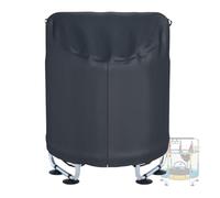 Cubierta de sombra para cama elástica, toldo plegable con correa resistente al viento, toldo de trampolín para invierno al aire libre, para cama de salto, niños, lluvia, sol, nieve, patio al aire