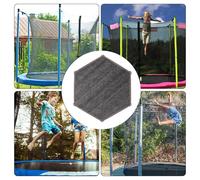 Cubierta De Sombra para Trampolín - Protector Solar para Trampolín con Toldo Plegable - Tela Resistente A Rasgones para Deportes Exteriores Y Jardín