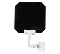 Cubierta de sombreado para soldadura, Panel protector de ojos cuadrado de 18cm, luz antifuerte, Clip de mano para soldar (Blanco)