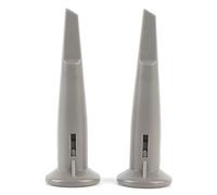 Cubierta de sonda de osciloscopio Klanata 2pcs Cubierta protectora de sonda de osciloscopio universal con accesorios de sonda de osciloscopio gris gancho para P6139A P6138A P6137A