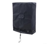 Cubierta de soporte de manguera de jardín eficiente con cordón ajustable y almacenamiento accesible en el panel frontal