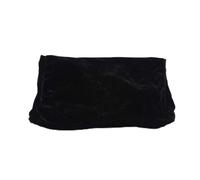 Cubierta de Taburete de Piano Antipolvo Cubierta de Taburete Pleuche Cubiertas de Asiento de Banco (Negro)