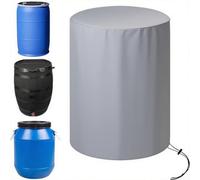 Cubierta de tanque de galón con cordón ajustable, ajuste seguro, diseñada para una protección eficaz y control del agua de lluvia para tanques de almacenamiento de agua en diferentes usos (210D)
