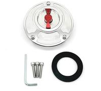 Cubierta de tanque de metal resistente a fugas, instalación rápida, accesorio de motocicleta, resistente al uso al aire libre, tapas de tanques de aceite esencial