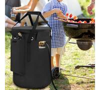 Cubierta de tanque de propano, protector de tanque de gas propano con ventilación, adecuado para exteriores, jardín, hogar, barbacoa para exteriores (pequeño)