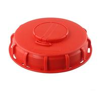 Cubierta de tanque IBC de 1000 L, sello hermético con junta, polipropileno rojo para necesidades de almacenamiento a granel (A)