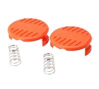 Cubierta de tapa de carrete de ABS alto para Blackdecker de 385022 a Stc1820, herramienta de carcasa de recortadora compatible de repuesto, serie de cuerdas que tienen pieza Glc14 Glc1823 03n (paquete