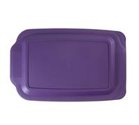 Cubierta de tapa de repuesto para recipiente Pyrex de vidrio para hornear de 3 cuartos de galón, 233 piezas (morado)